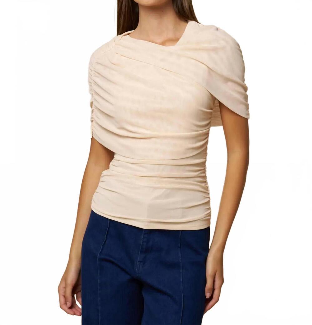 NEW LALAVON women's coast top in champagne